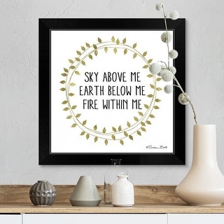 "Sky Above Me" Black Framed Print - Bed Bath & Beyond - 30185598